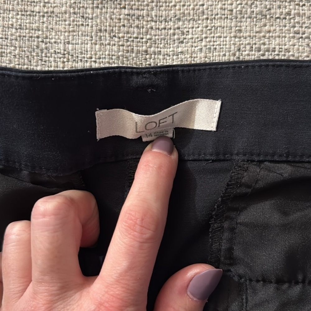 👖 Women’s Black Pants Bundle – 3 Pairs LOFT & The Limited - Picture 14 of 16